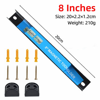 Magnetic Tool Holder Heavy-duty Magnet Tool Bar Long Strip Garage Workshops Hardware Storage Metal Organizer Rack For Workbench