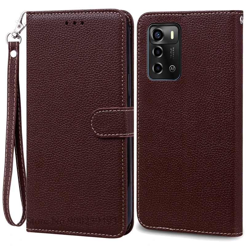 For ZTE Blade V40 Vita Case Soft Silicone Back Cover For ZTE Blade V40 Vita Case Leather Wallet Flip Cover Fundas