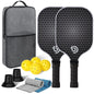Pickleball Paddles Set-Graphite Glass Fiber Usapa Approved Lightweight Racquets Set Indoor and Outdoor Exercise For All Ages