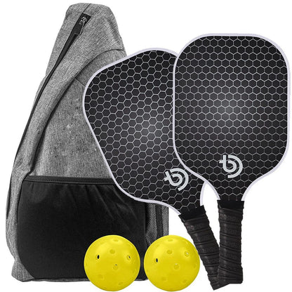 Pickleball Paddles Set-Graphite Glass Fiber Usapa Approved Lightweight Racquets Set Indoor and Outdoor Exercise For All Ages