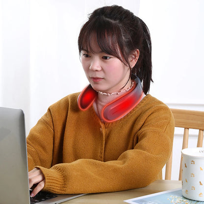 Neck Warmer Rechargeable Heat Therapy 4 Heat Settings Portable Neck Heater Heated Scarf for Outdoor Indoor Adults Childs Elders