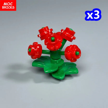 MOC Bricks Figure bracelet diamon bride groom Marriage Marry wedding Chain Building Blocks Assembled Kids Friends Toys Gift