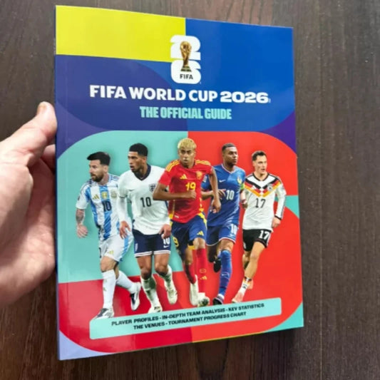 2026 Fifa World Cup The Official Guide (English Original) 128-Page Paperback Officially Licensed World Cup Merchandise Book
