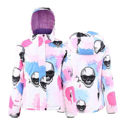 2025 Hooded Skiing Jackets Warm Women Outdoor Sports Mountain Woman Snowboard Coats Heated Motorcycle Female Snowmobile Clothes