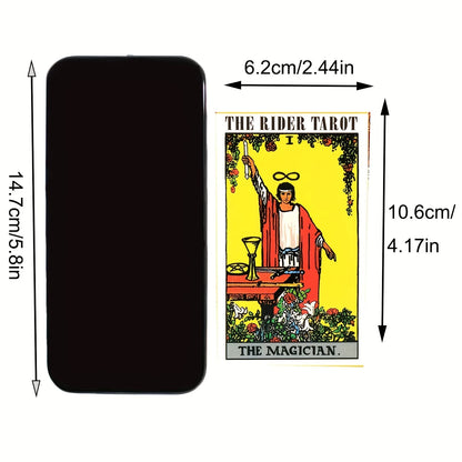 The Rider Tarot Deck Cards, 78pcs Oracle Deck For Beginners, Classic Tarots With PDF-guidebook