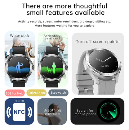 New For Xiaomi S4 Ultra Outdoor Sport Men HD AMOLED Display GPS Track Altimeter Heart Rate Bluetooth Call Waterproof Smart Watch