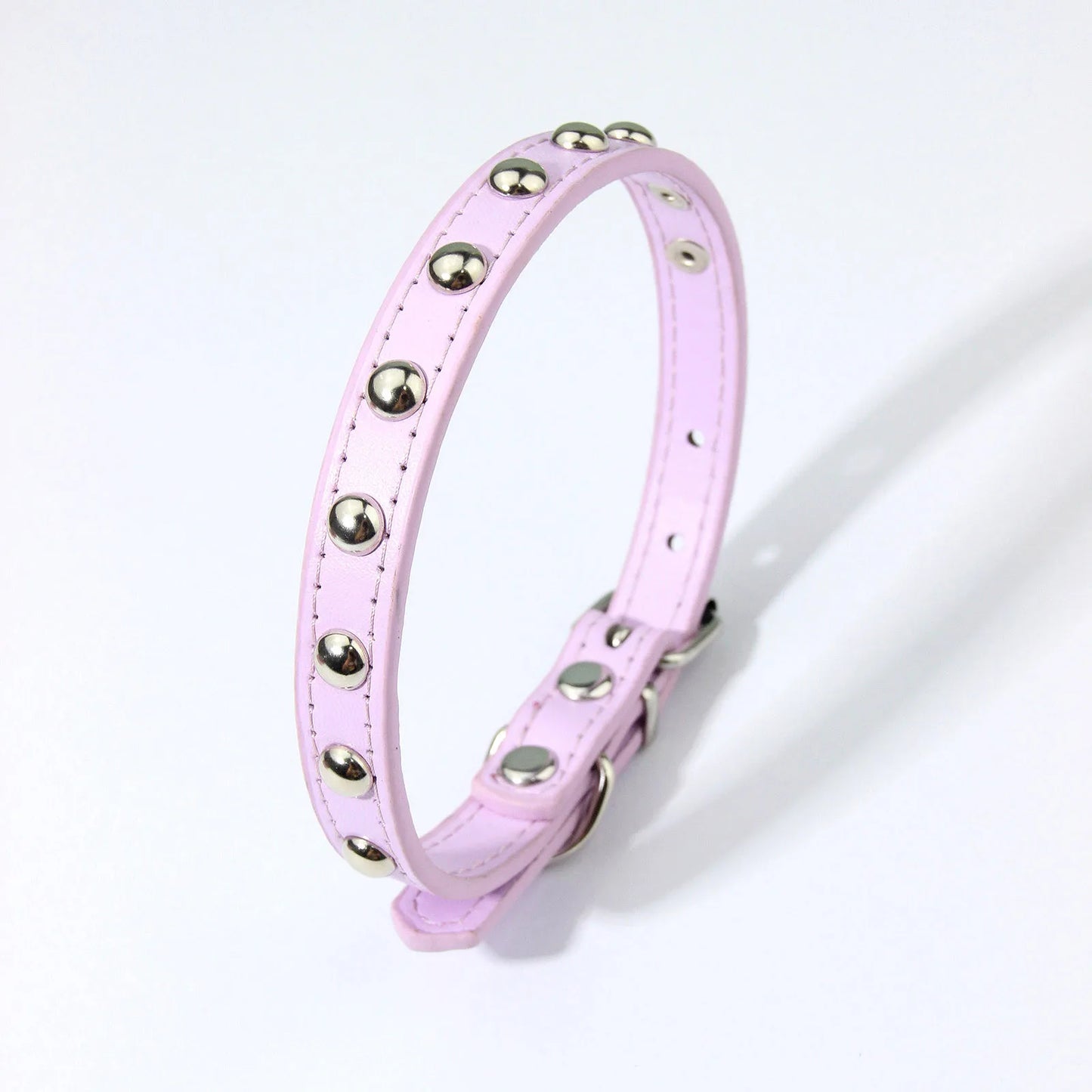 Rivets Anti-Bite Leather Dog Cat Collars Pu For Small Medium Large Dogs Pet Collar Pet Products Kitten Puppy Neck Strap