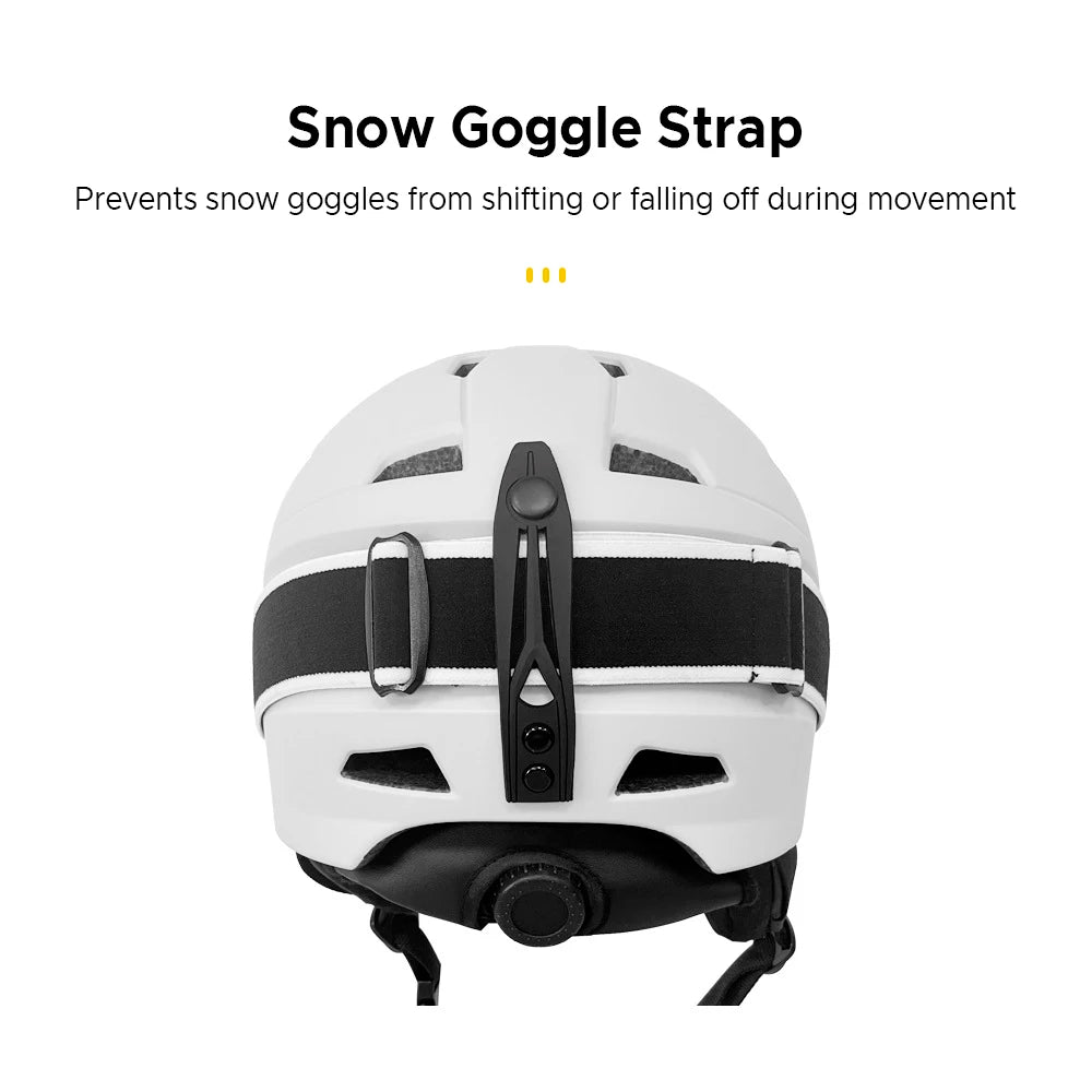 Ski Helmet Integrated Warm Snow Sports Helmet Adjustable Lightweight Comfortable Winter Snowboard Helmet with 14 Air Vent Holes
