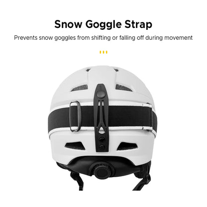 Ski Helmet Integrated Warm Snow Sports Helmet Adjustable Lightweight Comfortable Winter Snowboard Helmet with 14 Air Vent Holes