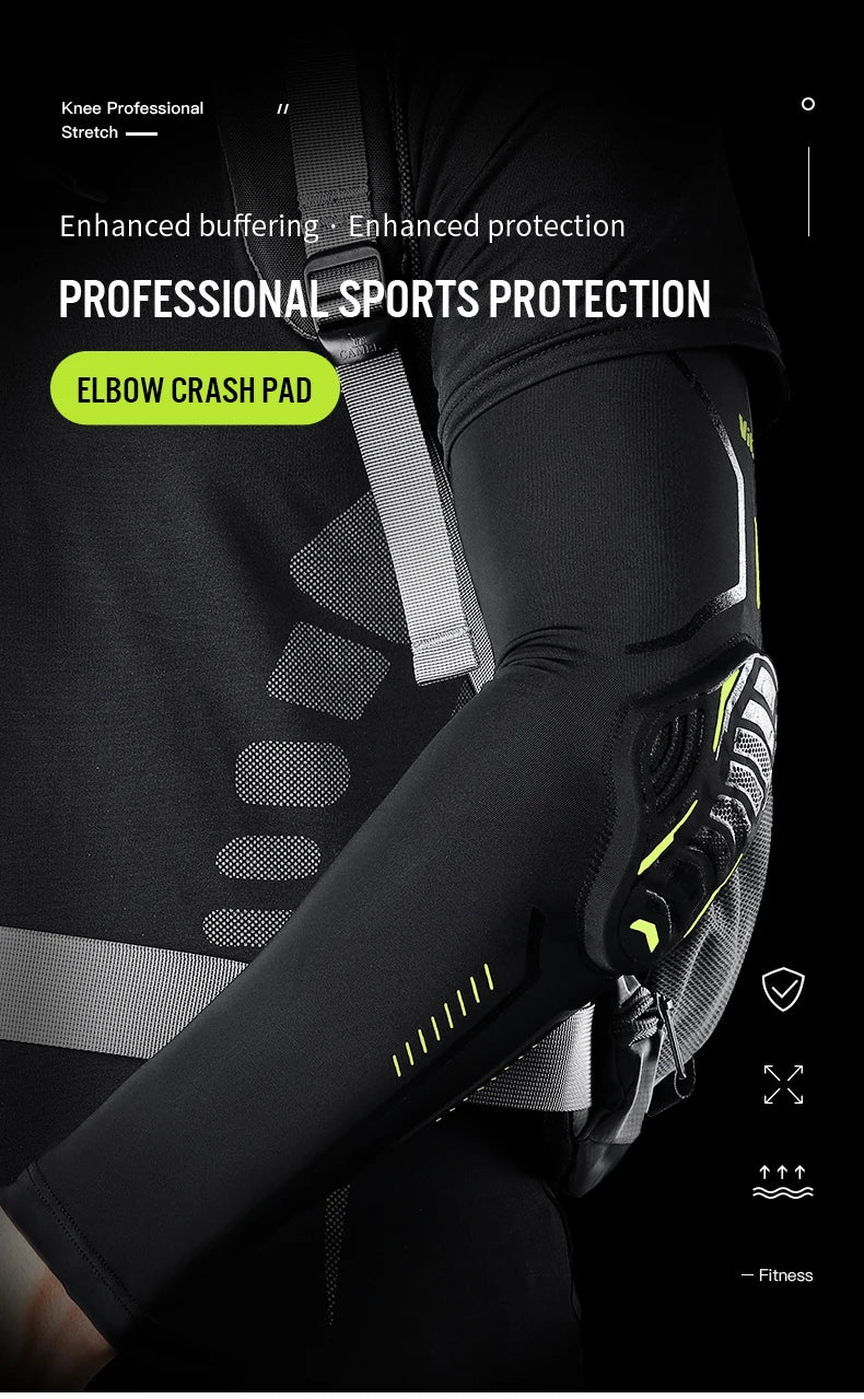 1 PCS Elastic Basketball Elbow and Arm Protectors Fitness Running and Cycling Sports Shock-absorbing Honeycomb Elbow Protectors