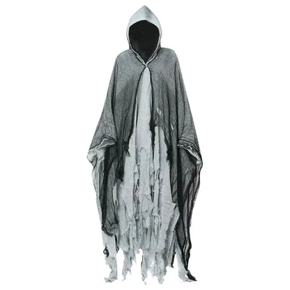 Witch Costumes Halloween Adult Cloak Vampire Hooded Cosplay Costume Cloak Scary Grim Reaper Dress Up Prank Horror Costume Props