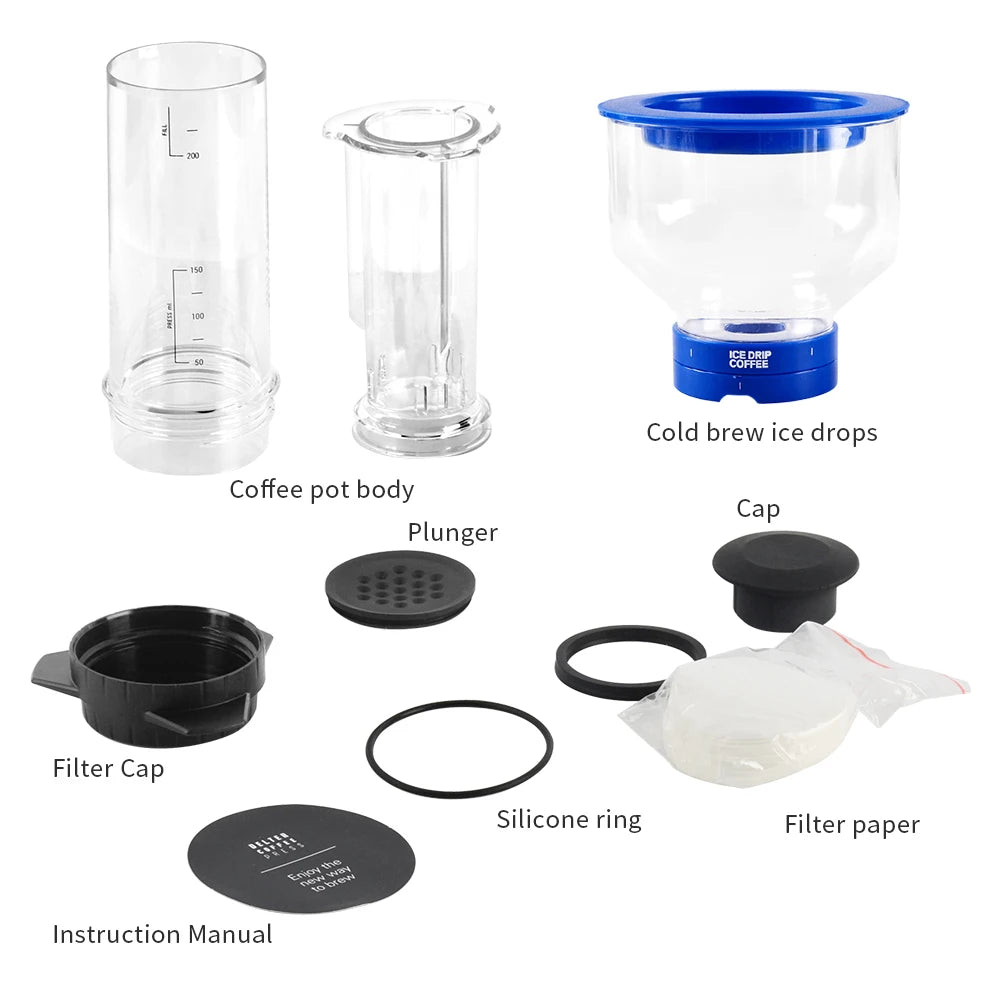 New 250ml Espresso Coffee Maker Machine Portable Cafe French Press Coffee Pot With Filter Paper Kit Bar Set For AeroPres