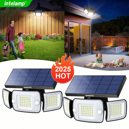 1200LM High Power LED Solar Light Motion Sensor Super Bright Solar Lamps Waterproof External Decoration Outdoor Garden Lantern