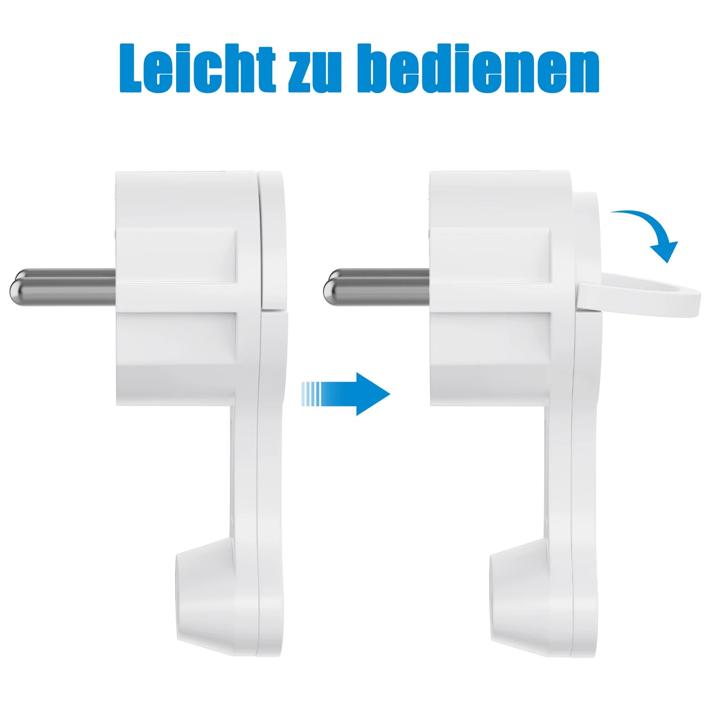4pcs Male Female Connector EU Power Plug Replacement Rewireable Schuko Adapter Electeical Socket Extension Cable French German