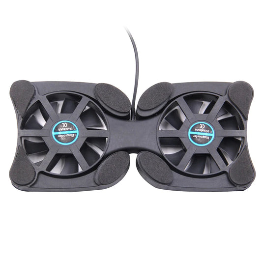 1PC Foldable USB Cooling Fan CPU Cooler Mini Octopus Notebook Cooler Pad Quiet Stand Double Fans for 7-15 inch Notebook Laptop