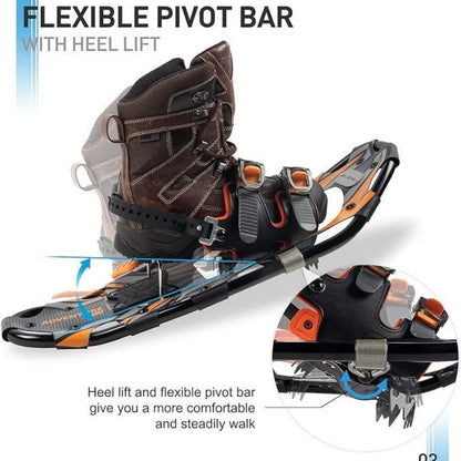 Aluminum Alloy Outdoor Snowboarding Equipment Mountain Climbing Shoes Anti Slip Adjustable Hiking Sneakers Snow Trekking Travel