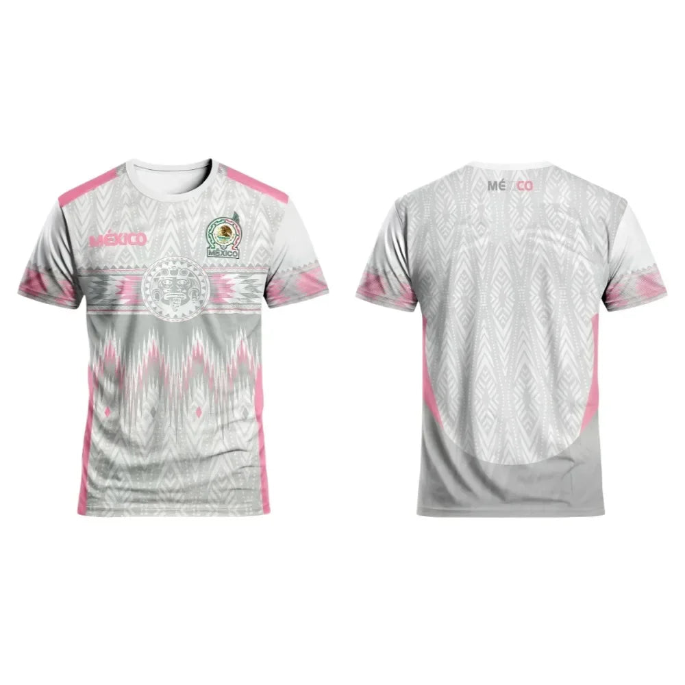 Mexico Graphic Tee for Men Women 2026 3D Printed T Shirt Short Sleeve Loose Fit Casual Streetwear Sports Unisex Top