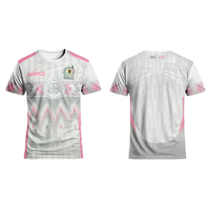 Mexico Graphic Tee for Men Women 2026 3D Printed T Shirt Short Sleeve Loose Fit Casual Streetwear Sports Unisex Top