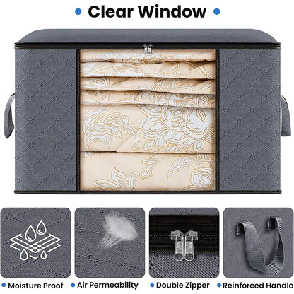 Quilt storage bag, clothing sorting bag, moving and organizing household bedding storage box, supplies