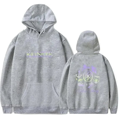 Katseye hombres y mujeres Casual sudaderas con capucha de gran tamaño jerseys de manga larga espesar pareja Sudadera con capucha