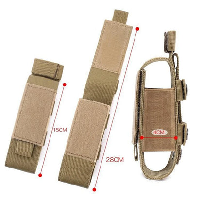 Tactical Outdoor Molle Scissor Bag Medical Shears Pouch Multifunctional Tourniquet Holder Storage Bag Case Flashlight Holster
