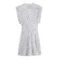 KONDALA Women Sequined Party Dress Shoulder Pad Sheath Mini Dress Sleeveless Nightclub Party Women Elegant Chic Dresses