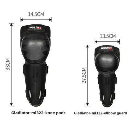WOSAWE Children's Armor Jacket Spine Chest Protection Equipment Motocross Skateboard Moto Jacket Motorcycle Gear Moto Kids Armor
