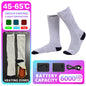 New Heated Socks for Men Women Rechargeable 6000mah Battery Electric Socks Winter Foot Warmer Outdoor Skiing Hunting Fishing
