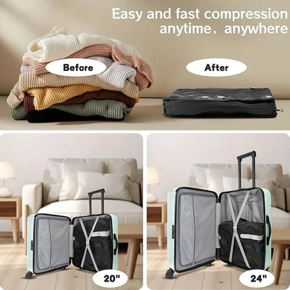 1/2pcs Luggage Vacuum Compression Bag Compression Storage Bag Reusable Travel Vacuum Sealed Bag for Travel Business Trips