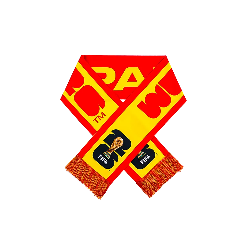 FIFA 2026 World Cup Souvenirs & Merchandise, National Team Fan Scarf, Cheer Scarf for Football Fans