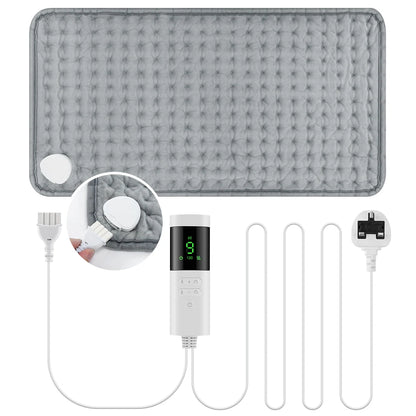 9 Level 4 Mode Timer 30X60cm Electric Heating Pad Blanket Hot Heated Pad for Abdomen Shoulder Knee Legs Winter Warm Washable