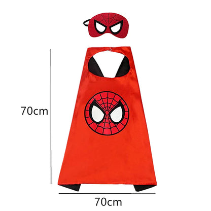 Superhero Capes for Kids 3-10 Year Old Boy Gifts Boys Cartoon Dress Up Costumes Party Supplies Easter Gifts