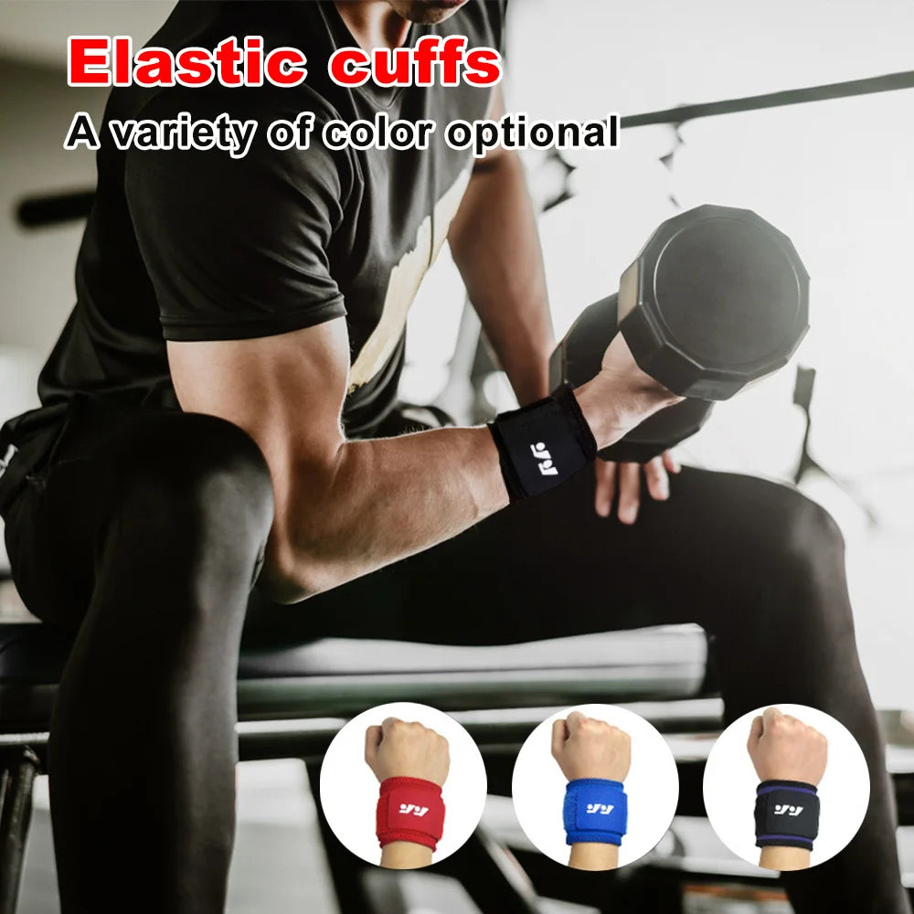 1 Pc Wristband Wrapping Compression Sports Wrist Thin Style Elastic Adjustable Wrist Guard Support Basketball Run Sweatband Gym