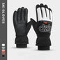 Winter Ski Gloves Fleece-lined Thickened Outdoor Riding Waterproof Windproof Non-slip Touchscreen Warm Gloves for Men and Women