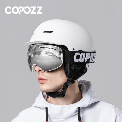COPOZZ Men Women Brand Ski Goggles Snowboard Goggles Glasses For Skiing UV400 Protection Snow Glasses Anti-Fog Ski Mask Eyewear