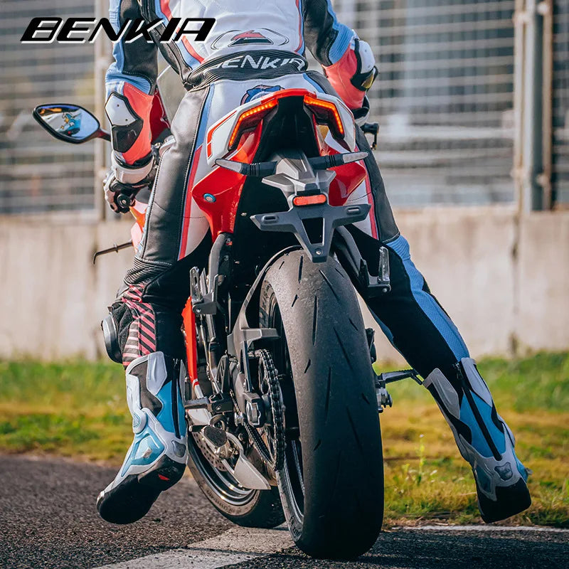 BENKIA HDF-SH208 Professional Four Season Motorcycle Titanium Alloy Boots Riding Boots Motorcycle Racing Boot SHoes
