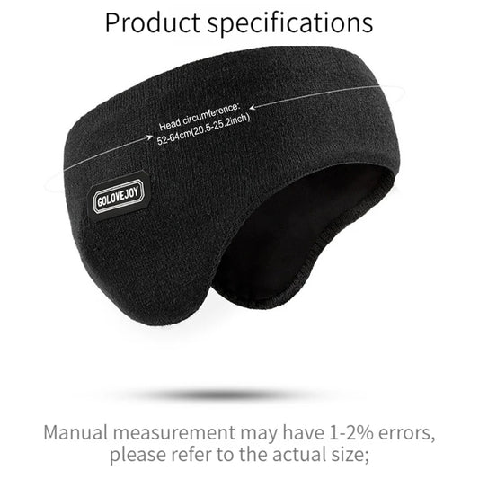GTUBIKE Winter Unisex Thicken Warm Fur Earmuffs for Men Women Velvet Plush Ear Muffs Protector Outdoor Cycling Skiing, Black