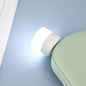 USB Night Light Mini LED Night Light USB Plug Lamp Power Bank Charging USB Book Lights Small Round Reading
