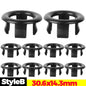 24/1Pcs Faucet Wash Basin Overflow Ring Sink Overflow Cover Home Kitchen Bathroom Basin Trim Bath Sink Round Hollow Ring Plug