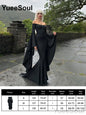 Halloween Gothic Grunge Punk Women Dress Long Sleeve Lace Slim Black Dresses 2025 New Y2K Harajuku Lolita Fairy Core Party Dress