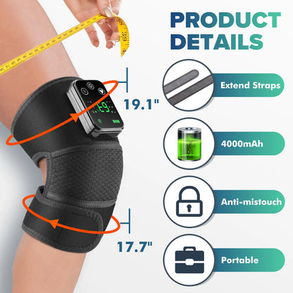 Electric Heating Shoulder Brace LED Display Vibration Shoulder Massage Support Belt Strap For Joint Brace Care Muscle Relaxation