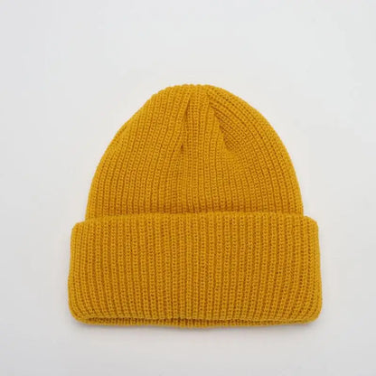 Winter Warm Beanies Casual Short Thread Hip Hop Hat Adult Men Female Knitted Skull Cap Elastic Unisex