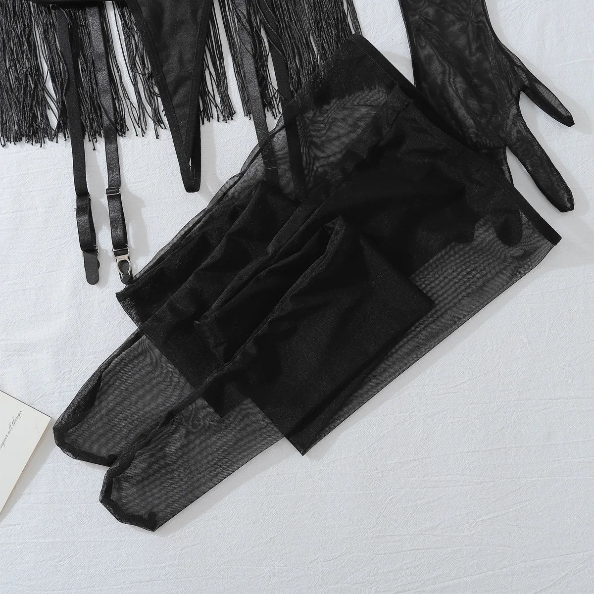 New Fashion Hot Selling Underwear Lace Perspective Tassel Sexy Ballet Short Skirt Set of 6 Women's Underwear Set of 6