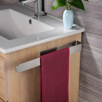 Towel Rack Non-punched Towel Rack Bathroom Rack Self-adhesive Bathroom Kitchen Towel Hand Towel Rack Household Items