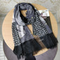 Foreign trade original single Italian autumn and winter new fashion brand printed light luxury shawl scarf
