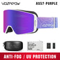 Vozapow Ski Goggles Magnetic Double Layer Anti Fog Professional Skiing Mask Men Women Super View Snowboard UV400 Snow Sunglasses