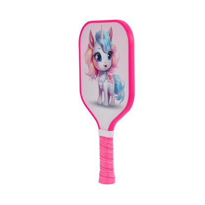 Kid Pickleball Paddle Little Mermaid Astronaut Galaxy Pickleball Paddle Lightweight Honeycomb Core Pickleball Gifts for Children