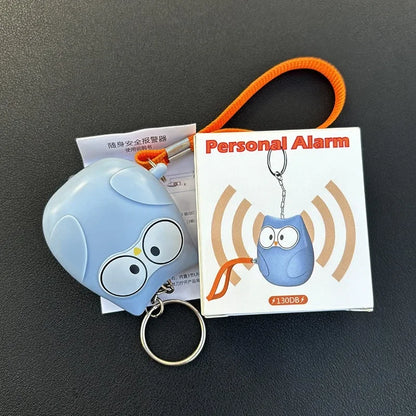 2025 Small and Easy To Carry Anti-attack Self-defence Alarm Rechargeable Battery Loud Key Chain 130db Personal Alarm