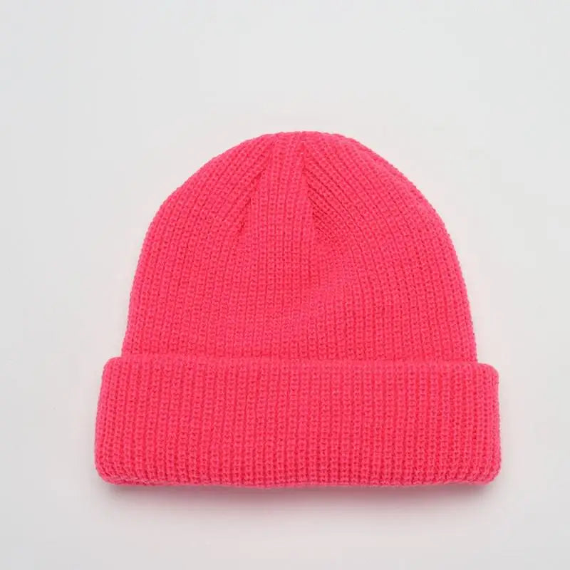 Winter Warm Beanies Casual Short Thread Hip Hop Hat Adult Men Female Knitted Skull Cap Elastic Unisex