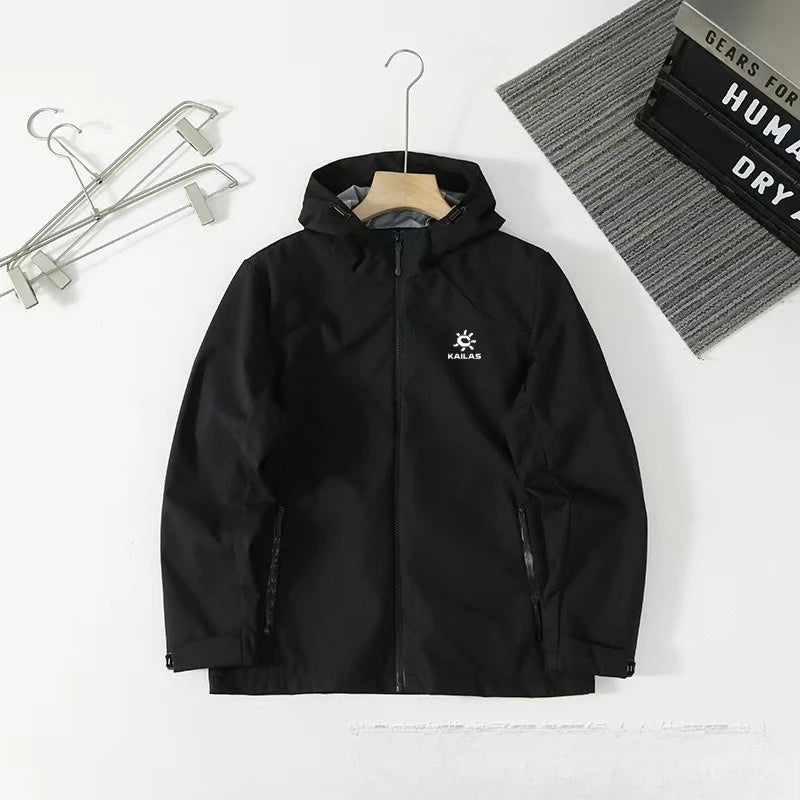 Kailas25 new outdoor function three-proof couple hooded zipper soft shell men's and women's jackets